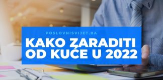 KAKO ZARADITI OD KUĆE kako zaraditi od kuće
