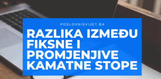 Razlika između fiksne i promjenjive kamatne stope Razlika između fiksne i promjenjive kamatne stope