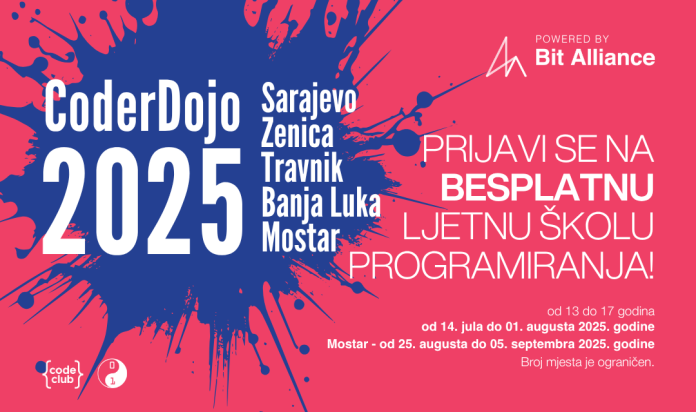 Coderdojo 2025 Otvorene Prijave Za Besplatnu Ljetnu Skolu Programiranja U