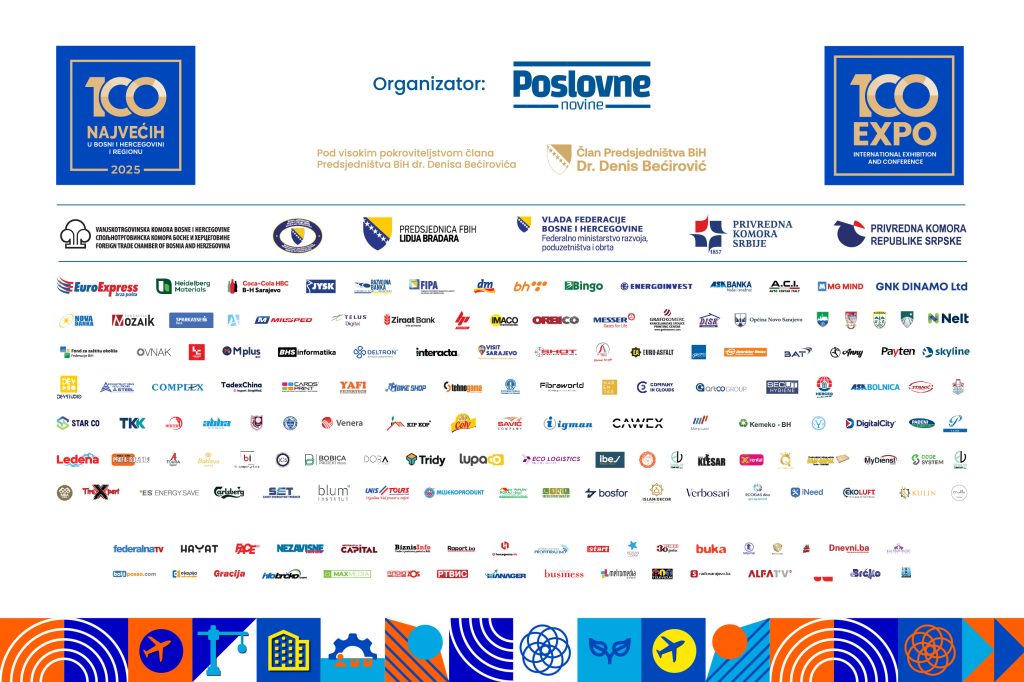 Privredni događaj kakav odavno nije održan u Sarajevu: 100 EXPO i „100 najvećih u BiH“ će spojiti region