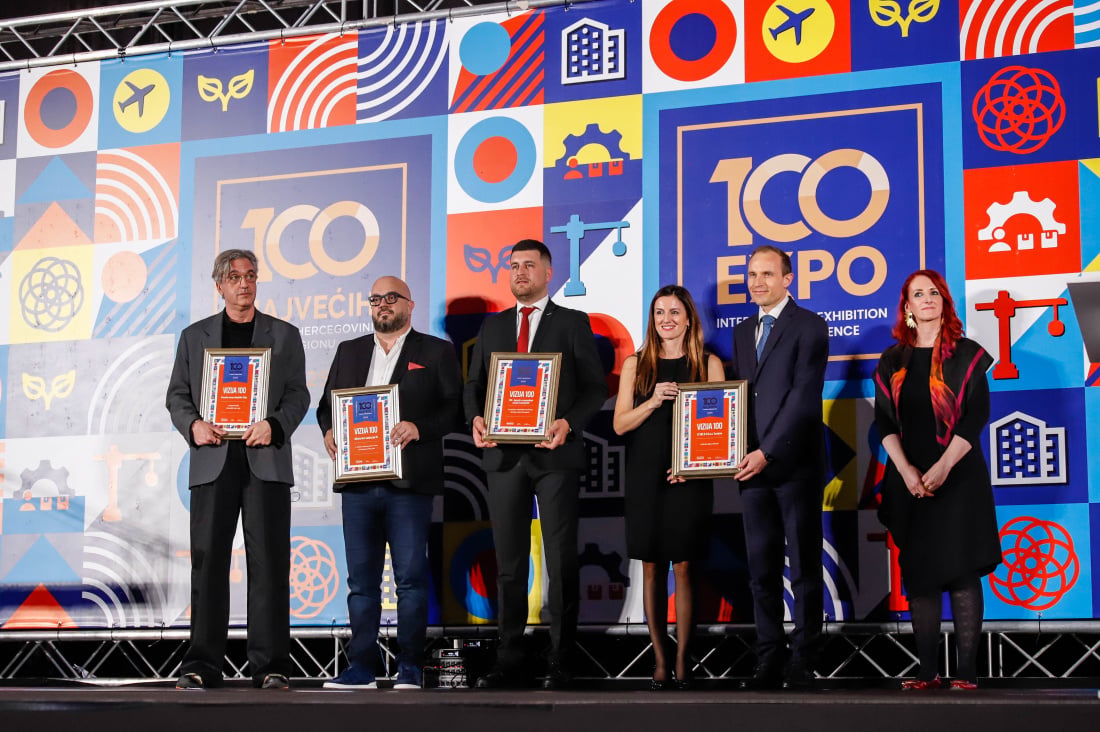 Najuspješnije kompanije i pojedinci iz BiH i regiona nagrađeni na svečanoj ceremoniji ‘100 Najvećih’ Najuspješnije kompanije i pojedinci iz BiH i regiona nagrađeni na svečanoj ceremoniji ‘100 Najvećih’