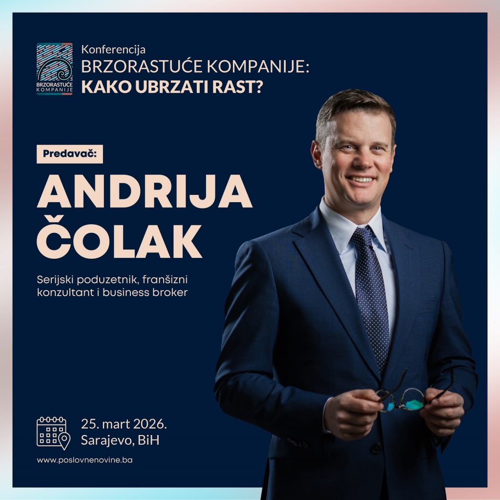 Brzorastuće kompanije Adria 1000: Konferencija 25. marta otkriva kako ubrzati rast