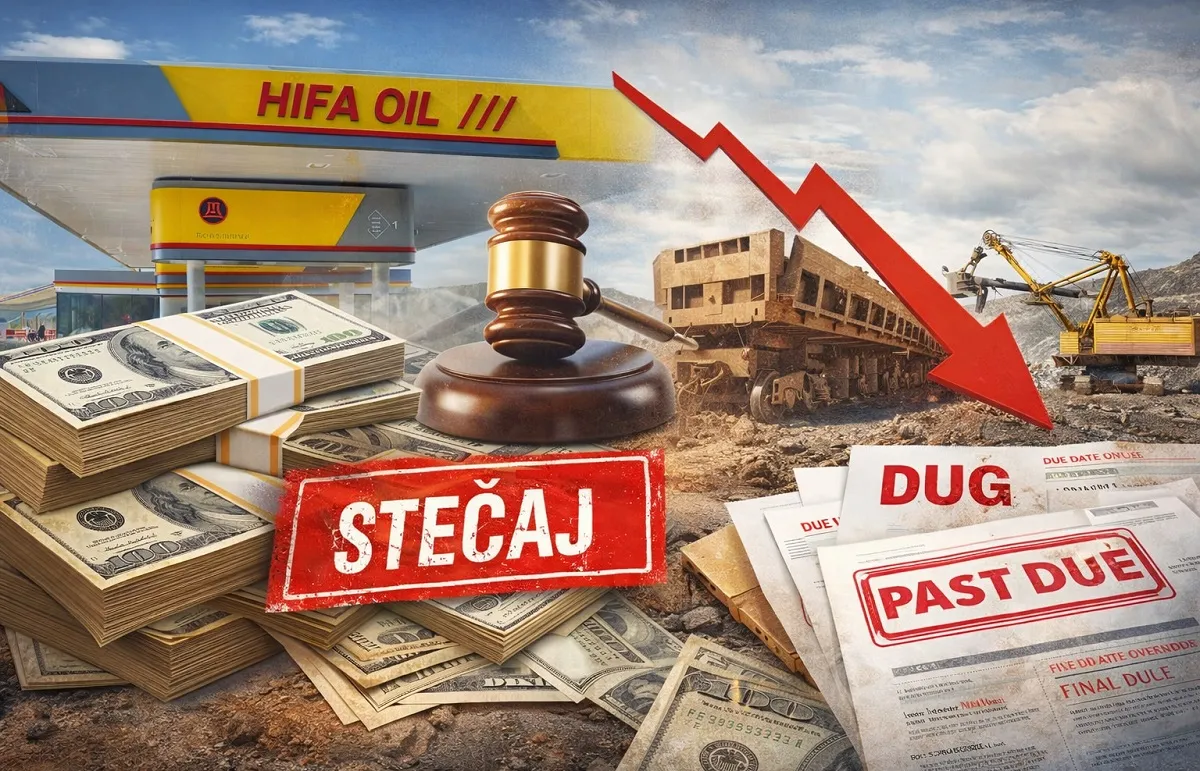 Hifa Oil traži stečaj nad firmom iz Srebrenice zbog 234.804 KM Hifa Oil traži stečaj nad firmom iz Srebrenice zbog 234.804 KM