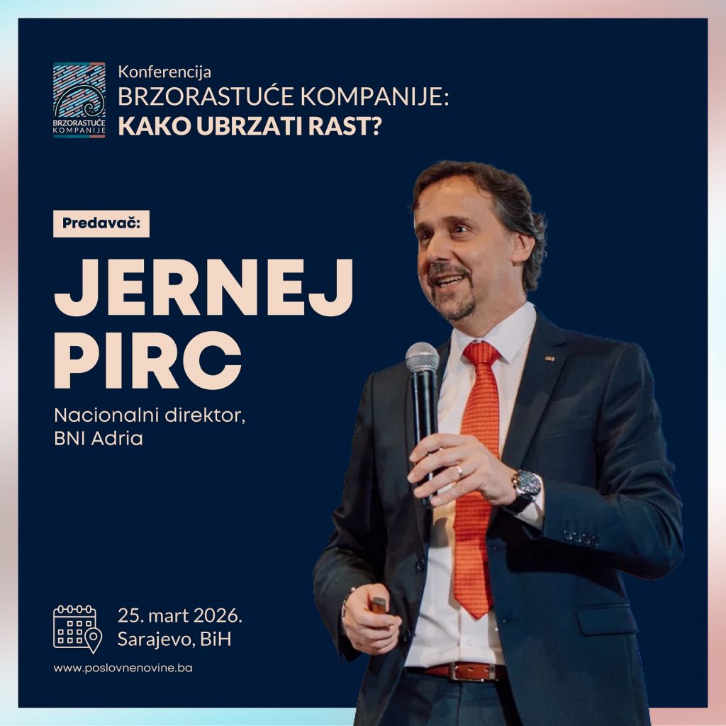 Brzorastuće kompanije Adria 1000: Konferencija 25. marta otkriva kako ubrzati rast