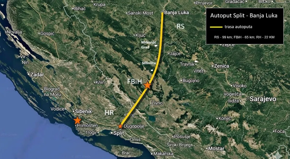 Učinjen novi korak ka početku gradnje autoputa Banjaluka – Split Učinjen novi korak ka početku gradnje autoputa Banjaluka – Split