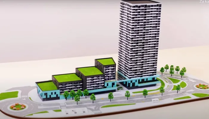 Vlasnik kompanije otkrio nove detalje mega projekta u BiH vrijednog više od 100 miliona KM Render stambeno-poslovnog kompleksa na Trgu rudara u Zenici