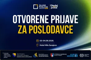 Više od 100 poslodavaca na jednom mjestu: Otvorene prijave za Sajam poslova ''Gledaj sebi posla''